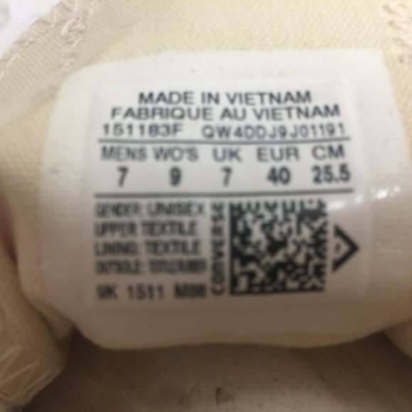 Converse All Stars Shoes Orange Unisex 7 Men 9 Women - Picture 3 of 14